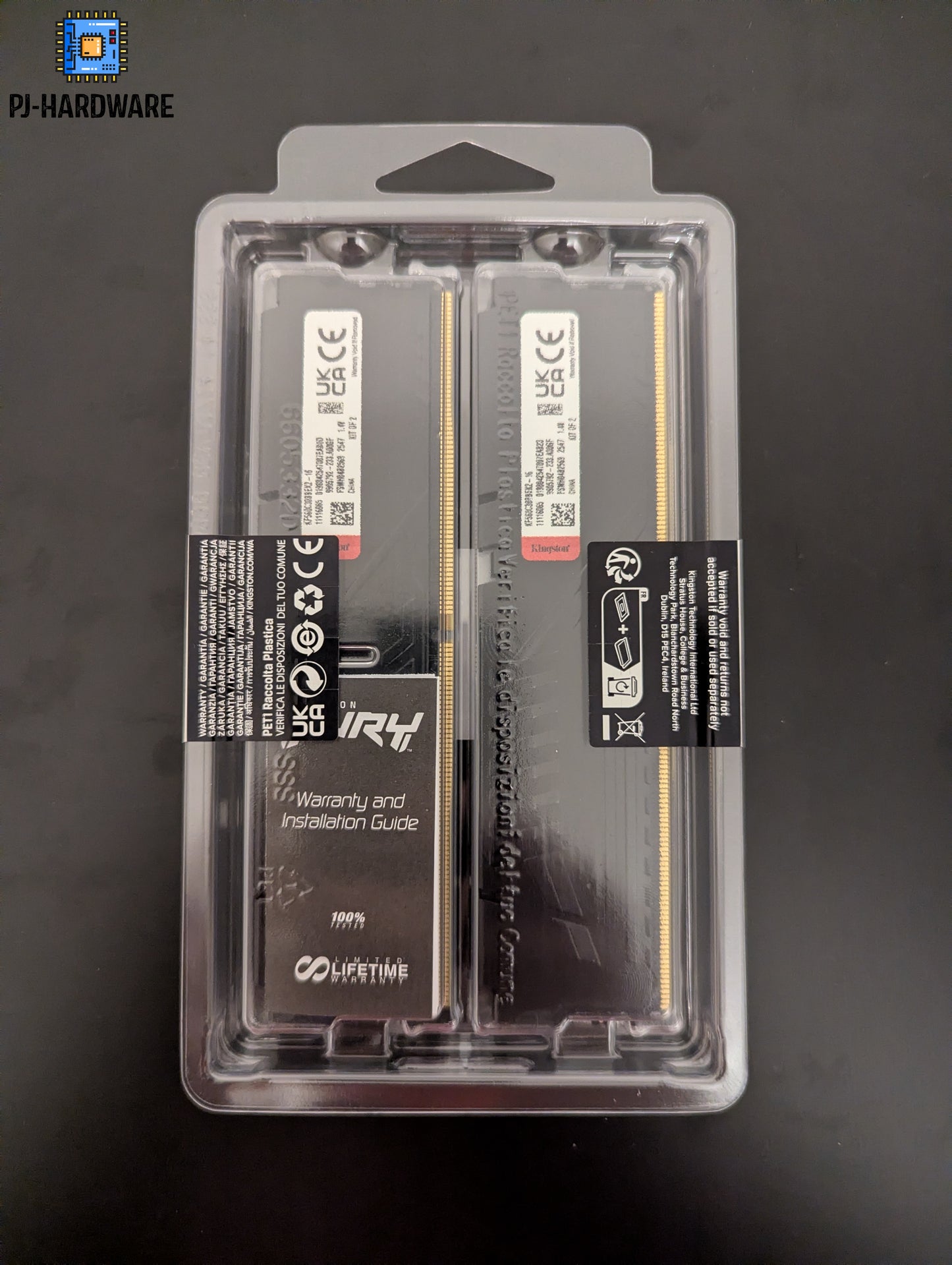 Kingston FURY Beast UDIMM 16GB Kit (2x8GB) DDR5-6000 CL30-36-36