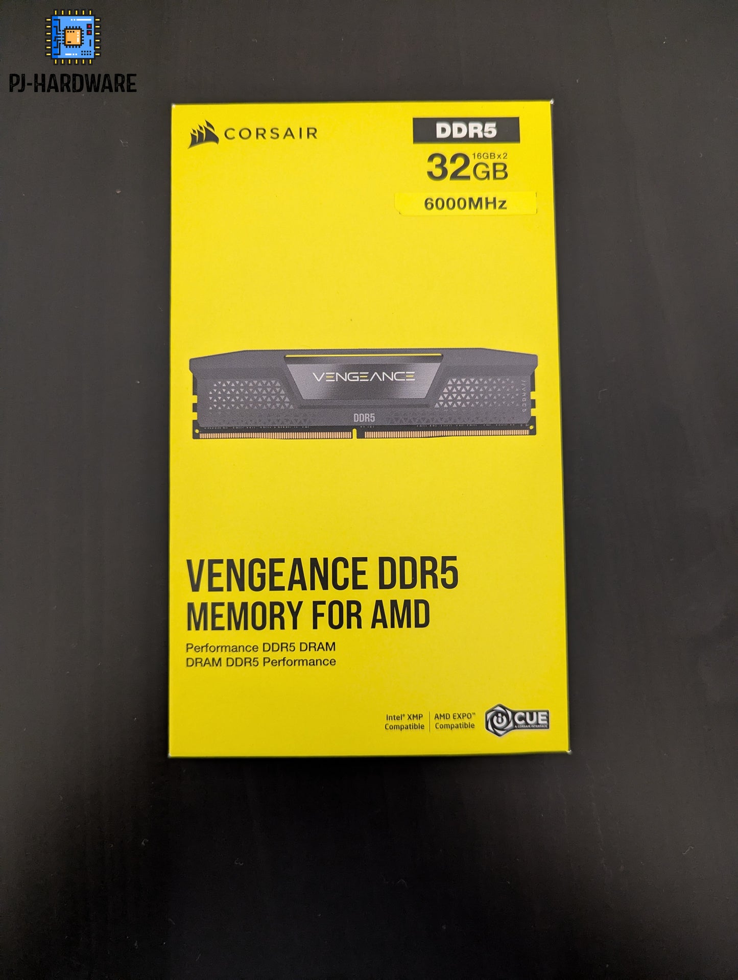 Corsair Vengeance grau 32GB Kit (2x16GB) DDR5-6000 CL36-44-44-96