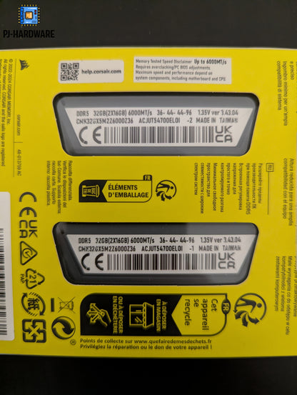 Corsair Vengeance grau 32GB Kit (2x16GB) DDR5-6000 CL36-44-44-96